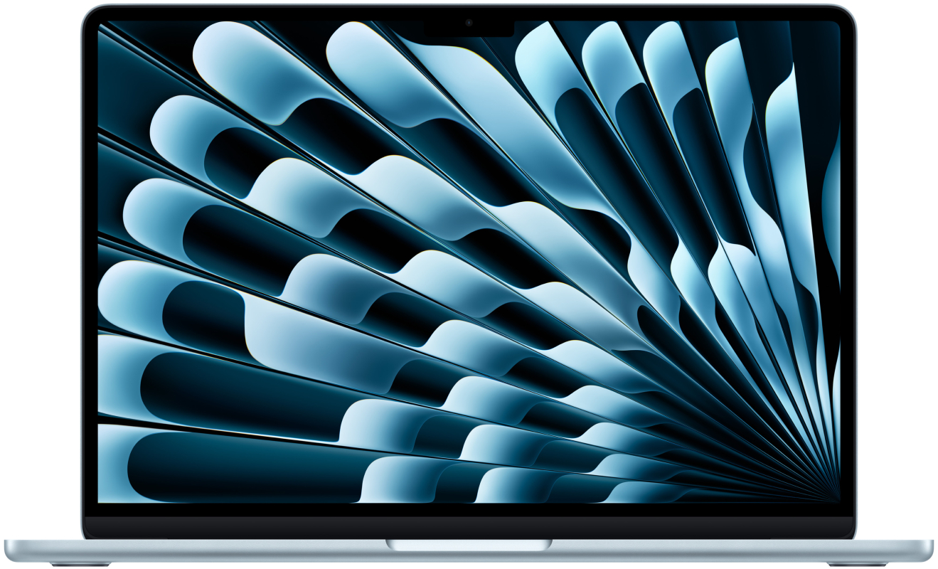 Ноутбук Apple MacBook Air 13" M4 (2025) 10C CPU/10C GPU, 16 ГБ RAM, 512 ГБ SSD, (Sky Blue | Небесно-голубой)